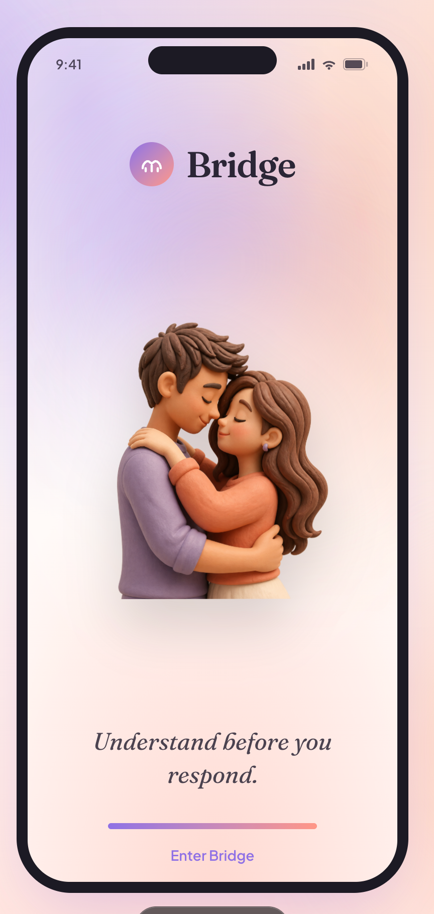 Bridge App - Home Screen